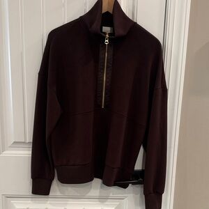 Varley Keller Half-Zip Pullover Size Small